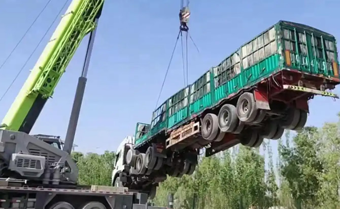 揭东区道路脱困救援案例